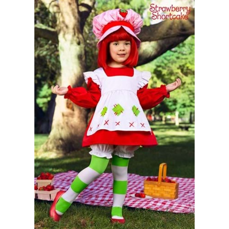 Girl's Classic Strawberry Shortcake Toddler Costume 18 Month