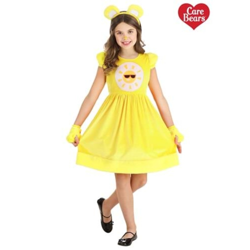 Girl's Funshine Bear Party Costume Dress Small