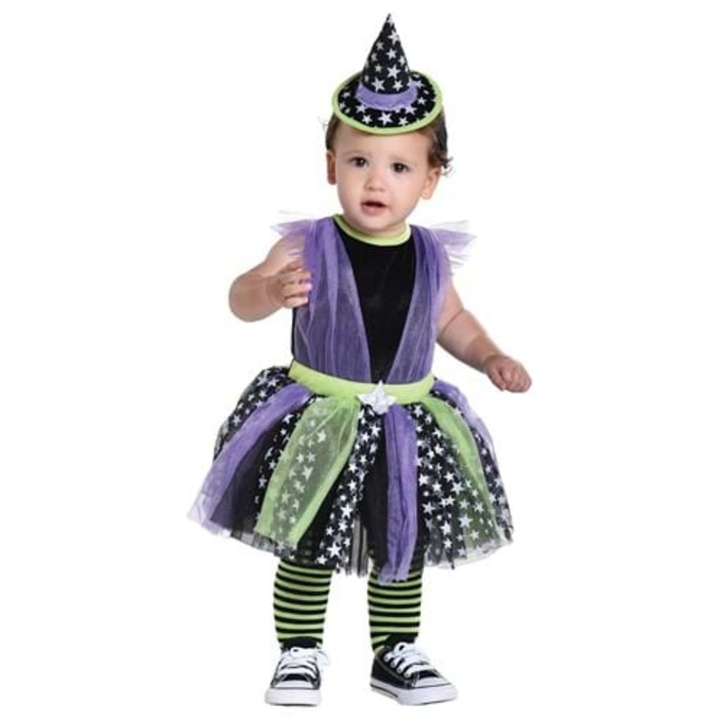 Girl's Infant Classic Star Witch Costume 18/24MO