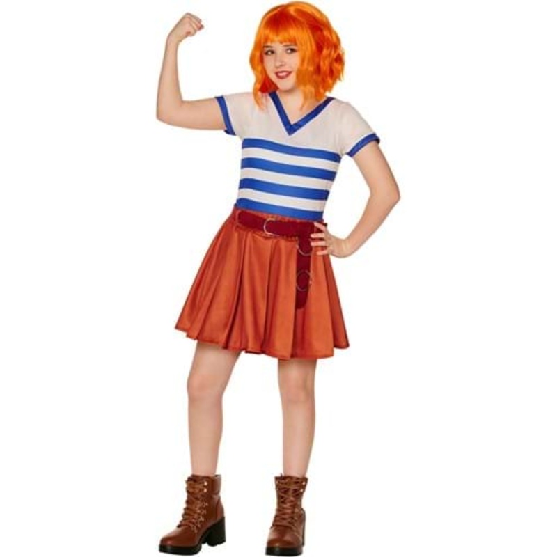 Girl's One Piece Nami Costume Medium