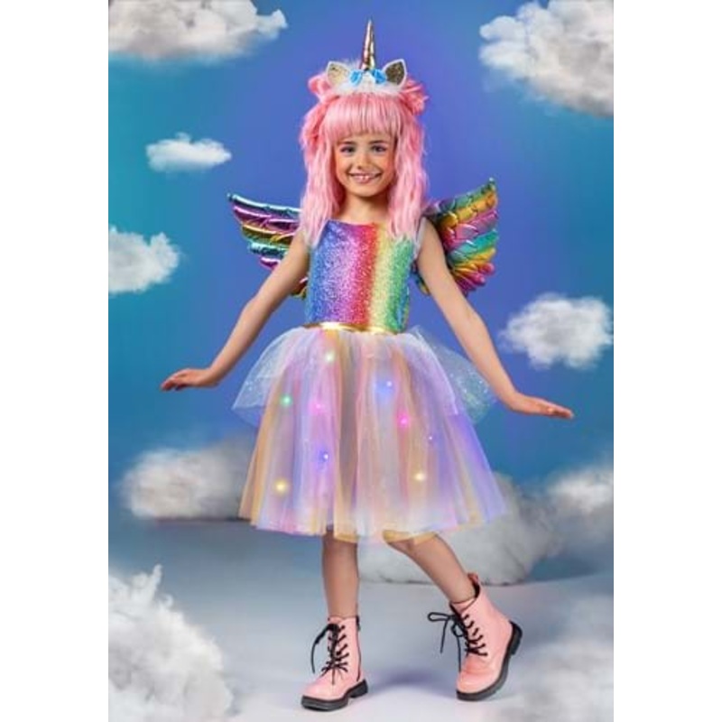 Gleaming Unicorn Costume for Kids Medium