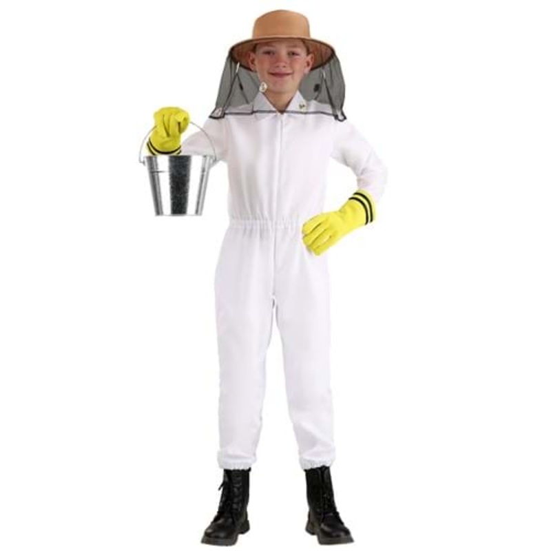 Kid's Busy Beekeeper Costume Small