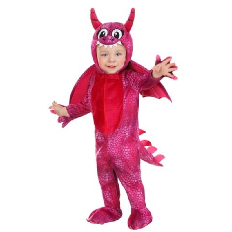 Magenta Dragon Baby Costume 0/3 Months