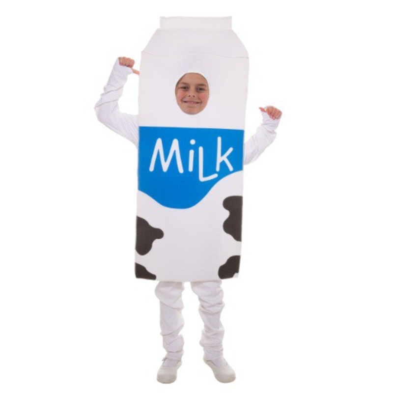 Milk Kid's Costume Small (4-6)