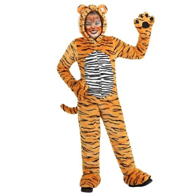 Premium Tiger Costume for Kids Large