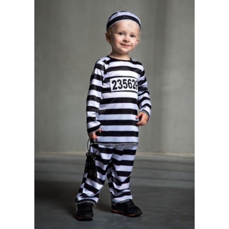 Prisoner Costume for Toddlers 12 Months