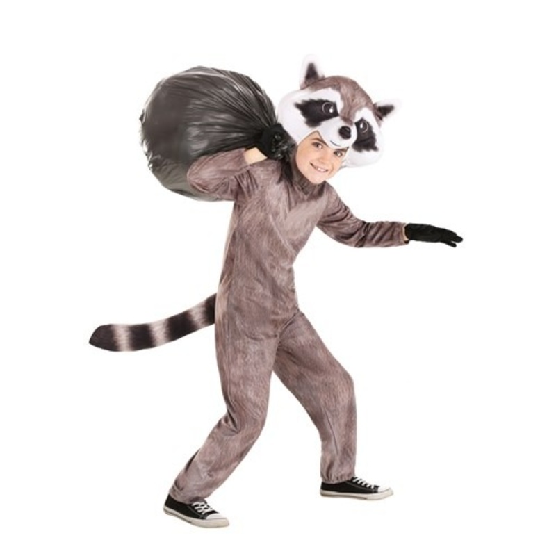 Realistic Raccoon Costume for Kids Small