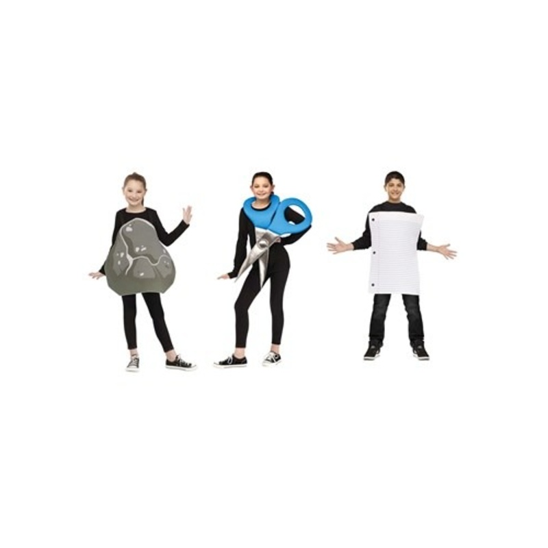 Rock, Paper, Scissors Kids Costume Standard