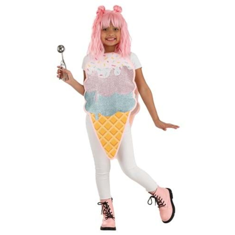 Sandwich Board Ice Cream Costume for Kids Standard