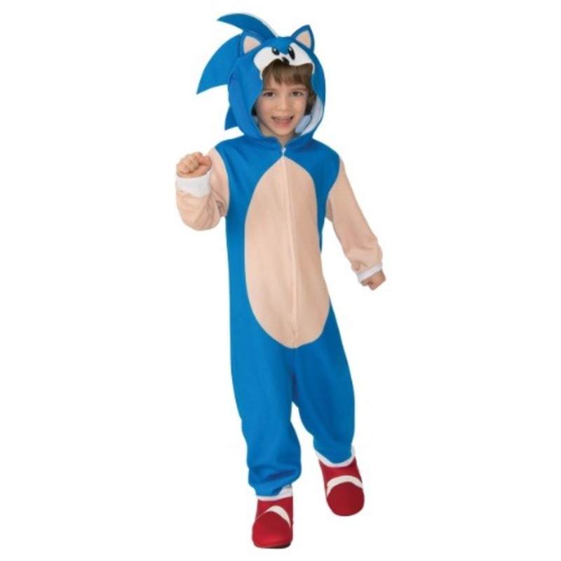 Sonic the Hedgehog Hooded Costume for Boys X-Small