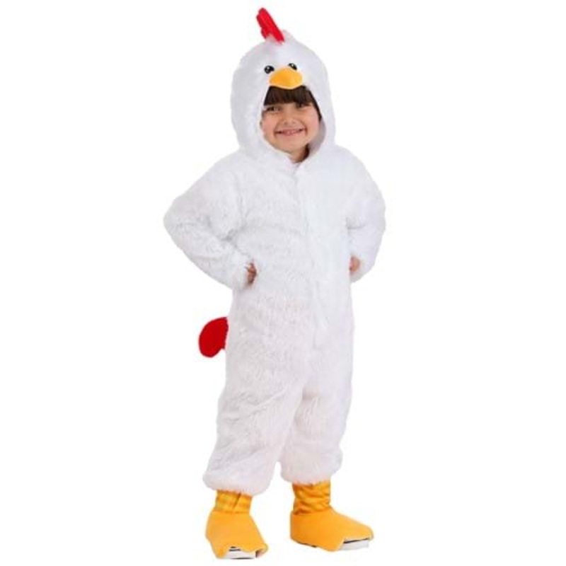 Toddler Fluffy Chicken Costume 2T
