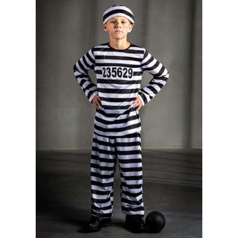 Boys Prisoner Costume Medium