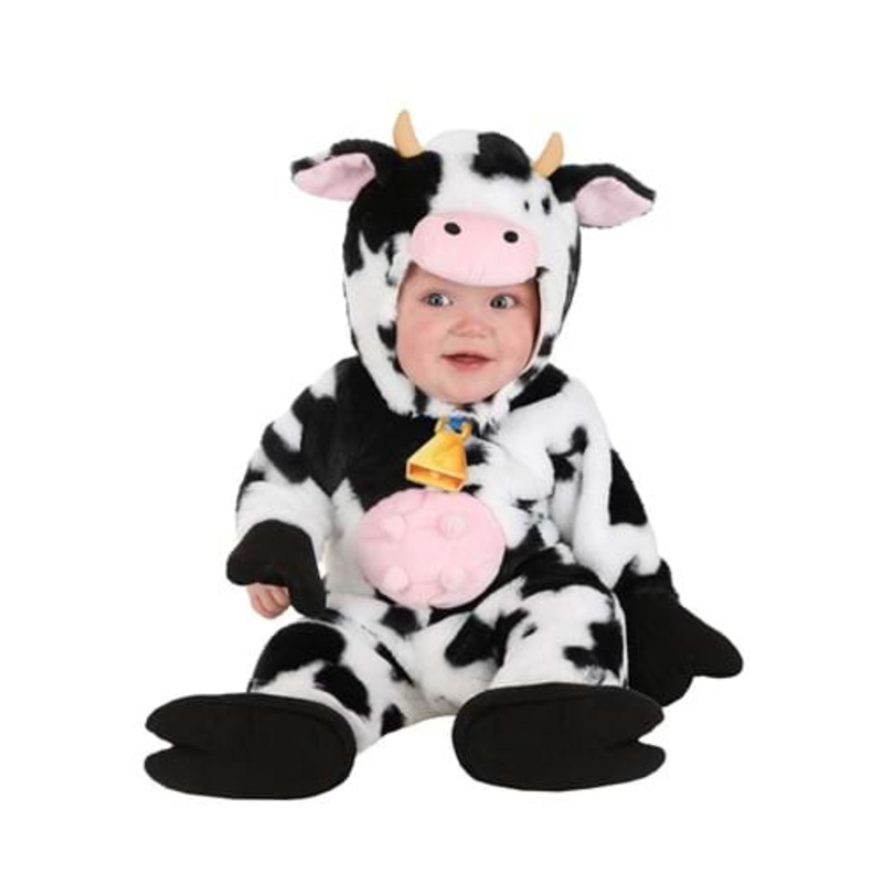 Deluxe Plush Spotted Cow Infant Costume 0/3 Months