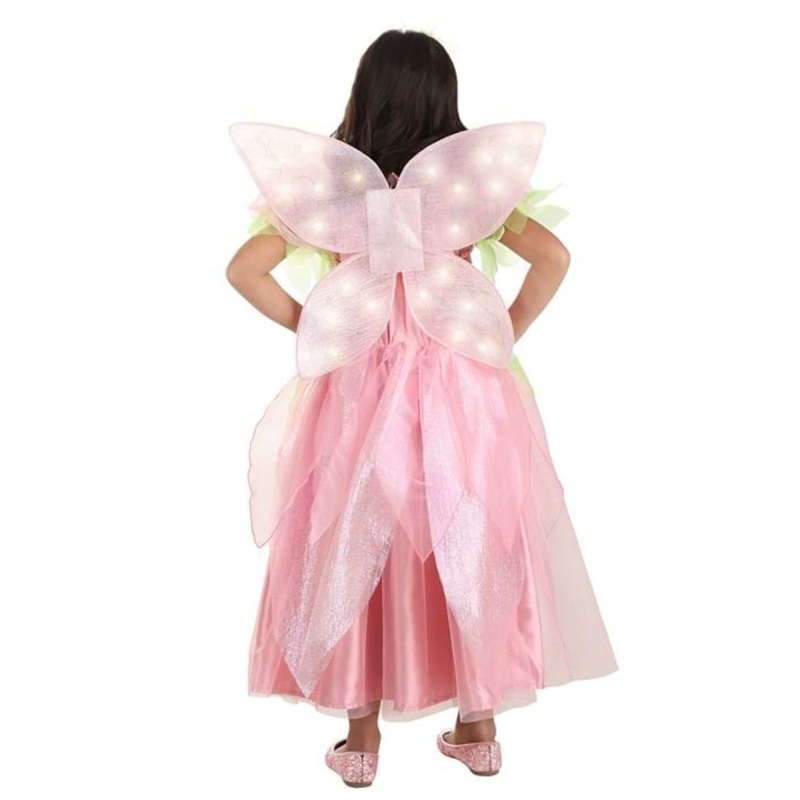 Deluxe Rose Fairy Costume for Girls Small