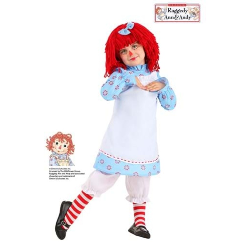 Exclusive Girl's Toddler Raggedy Ann Costume 18 MO