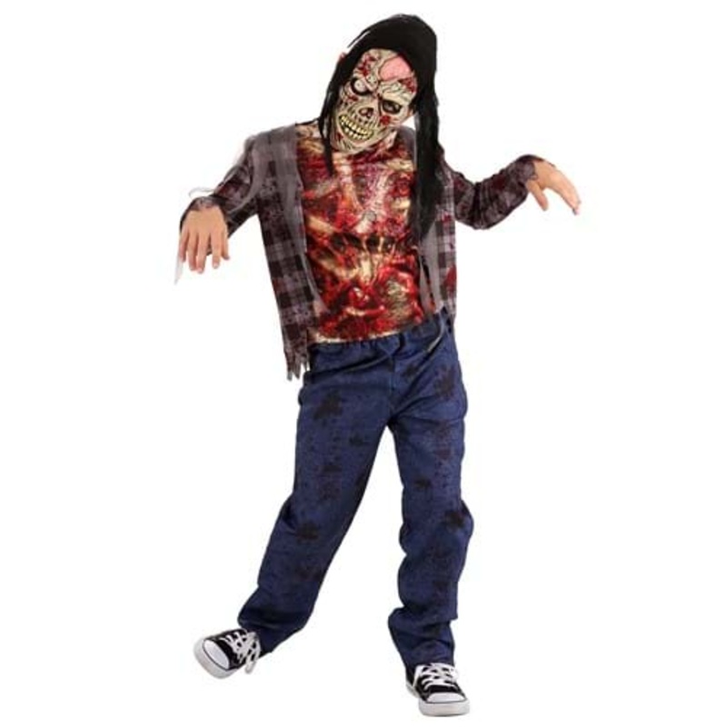 Ghoulish Zombie Costume for Kids Small