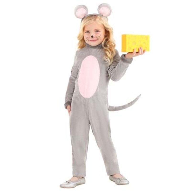 Girl's Cozy Mouse Toddler Costume 2T