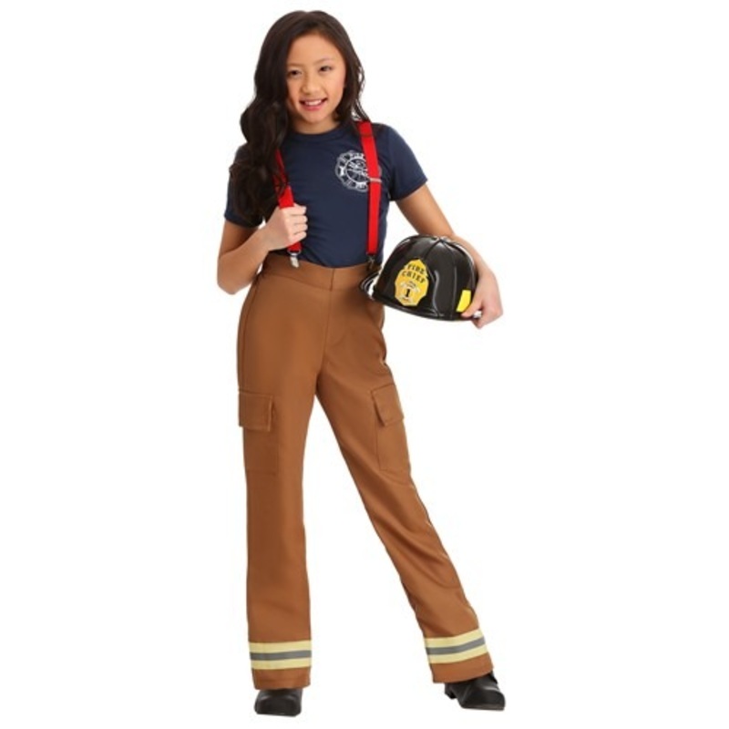 Girl's Fire Captain Costume Small