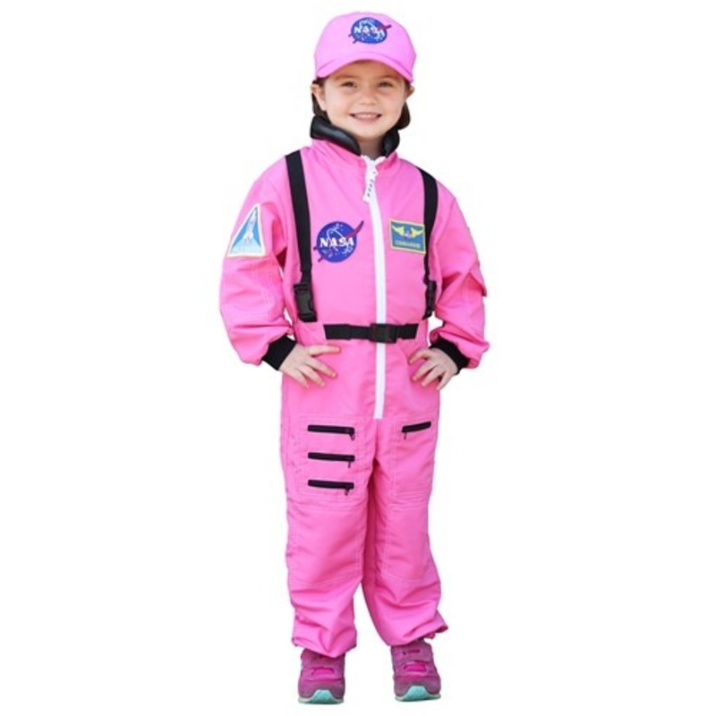 Girl's Pink Astronaut Costume Size 8