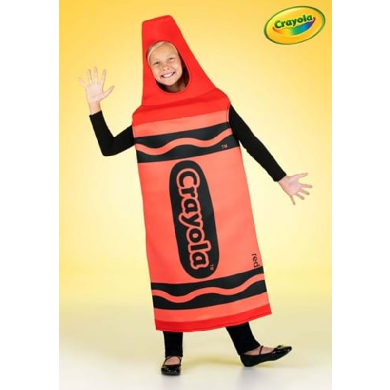 Kid's Red Crayola Crayon Costume X-Small