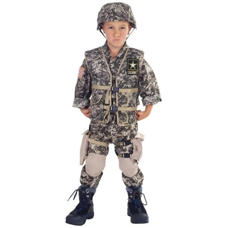 Kids Deluxe Army Ranger Costume Small (4-6)