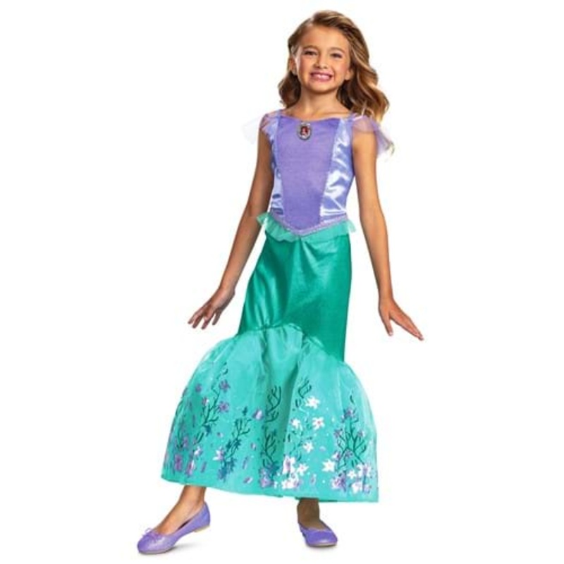 Little Mermaid Deluxe Ariel Costume Dress for Girls 3T/4T