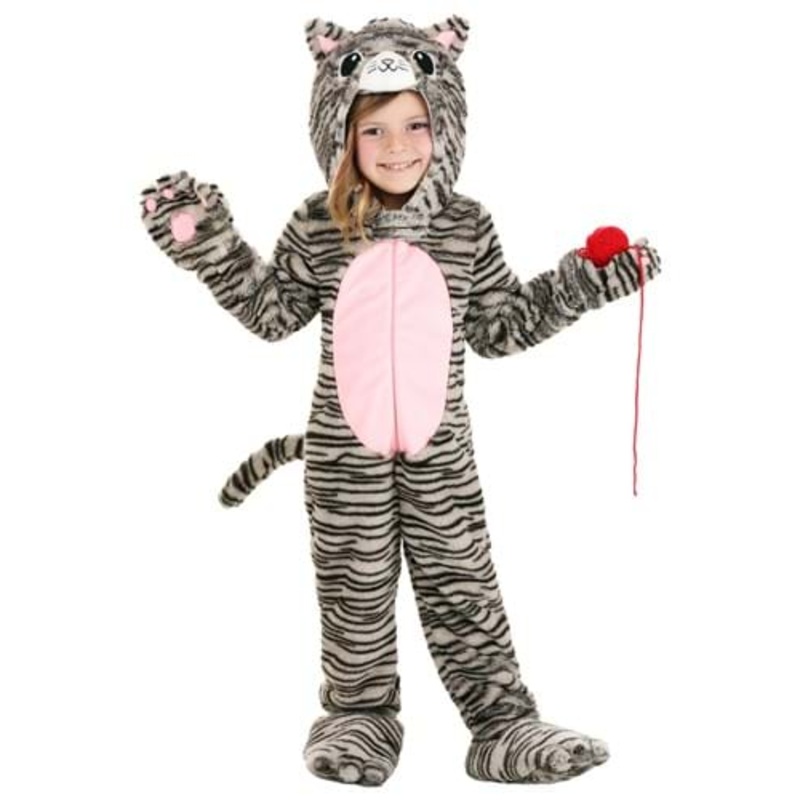 Premium Tabby Kitty Cat Costume for Toddlers 2T