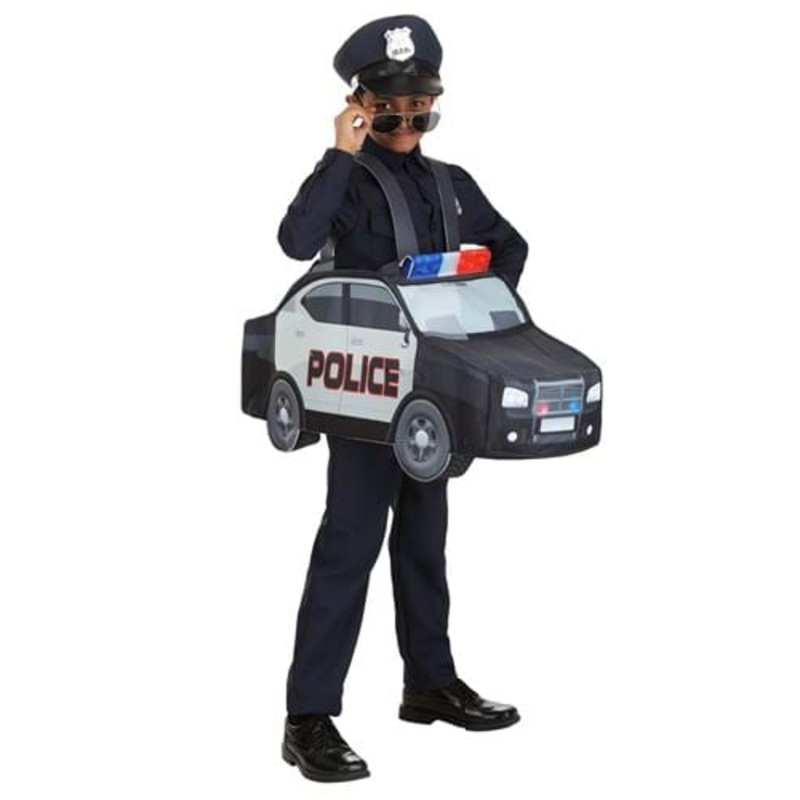 Ride In Police Car Costume for Kids Standard