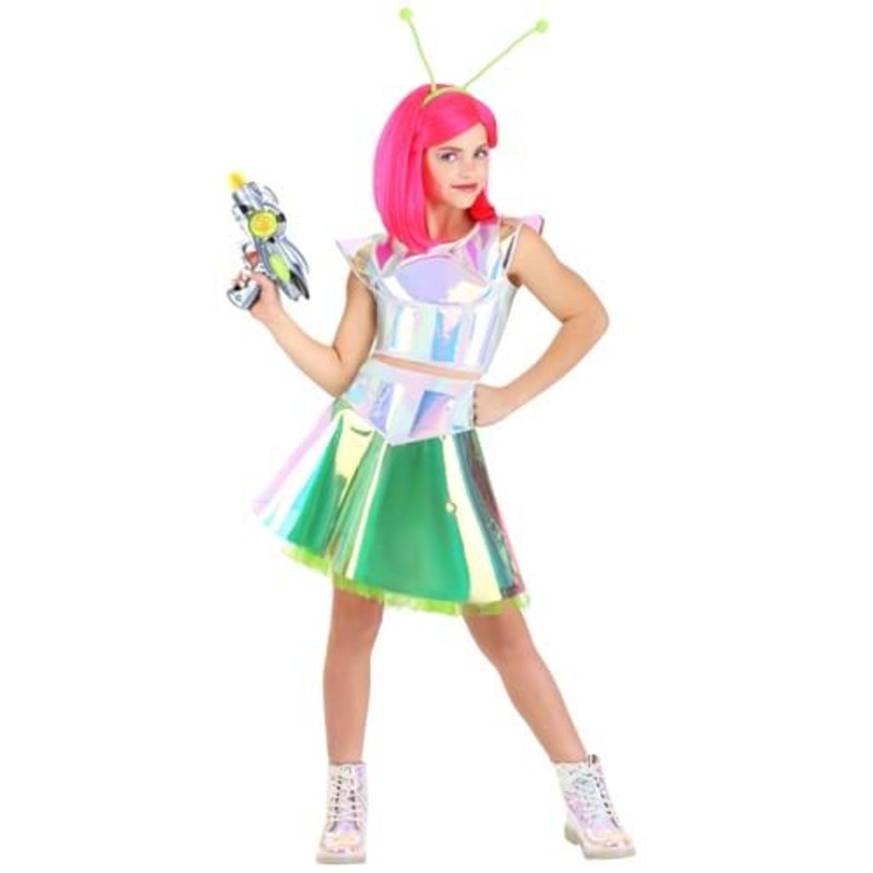 Supernova Surfer Alien Costume for Kids Small