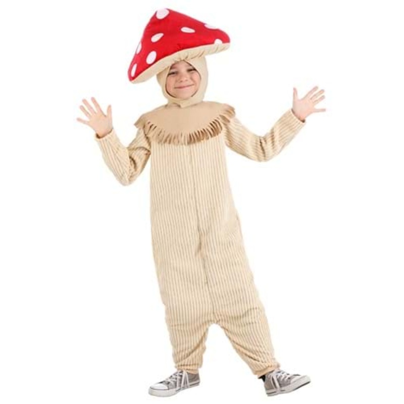 Teeny Toadstool Mushroom Costume for Kids Medium