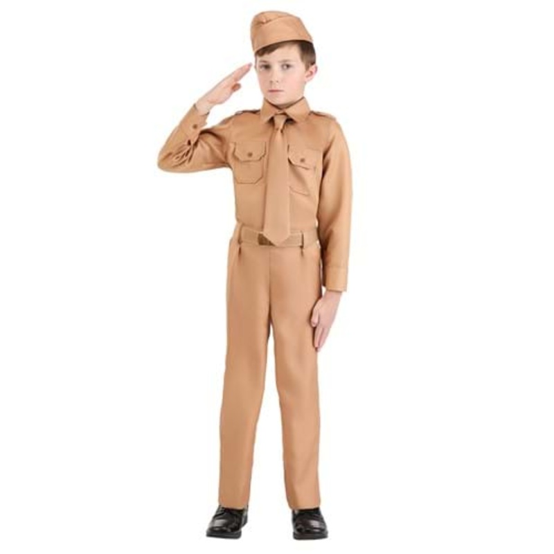 WW2 Army Kid's Costume Small