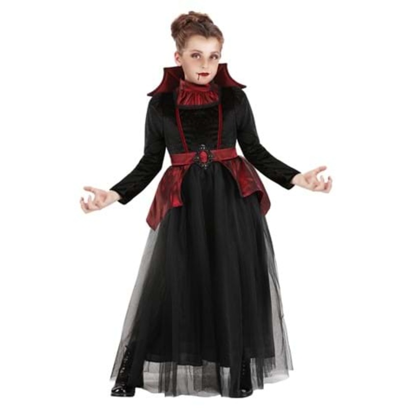 Batwing Vampire Costume Dress for Girls Small