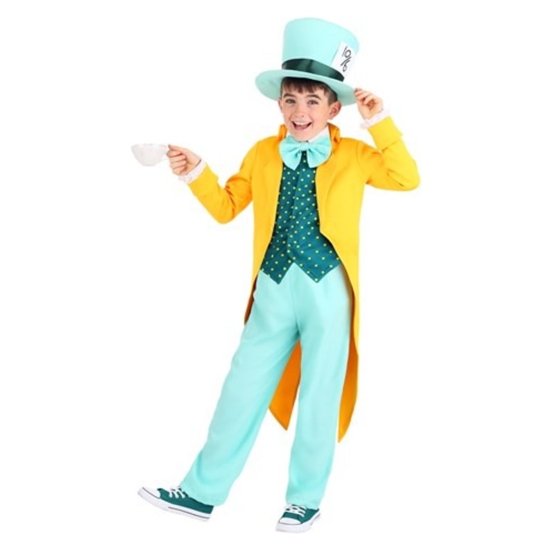 Bright Mad Hatter Costume for Children X-Small