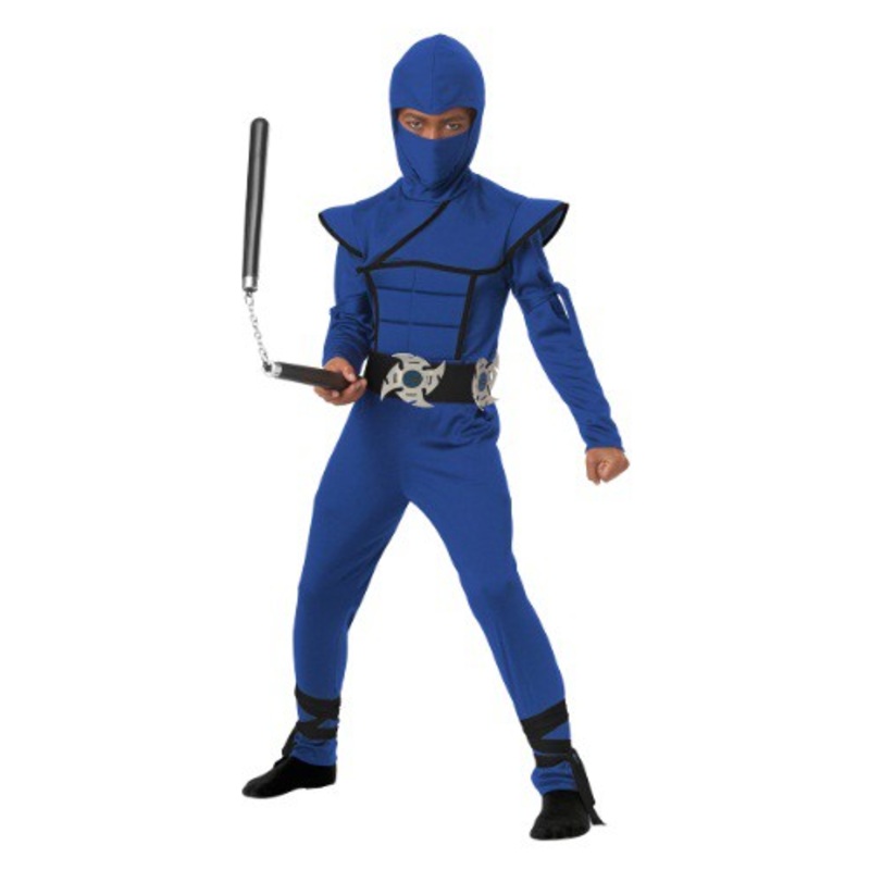 Child Blue Stealth Ninja Kid's Costume  X-Small