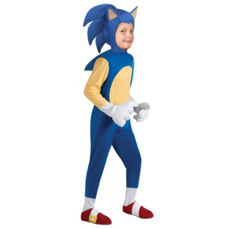 Child Deluxe Sonic Costume Small
