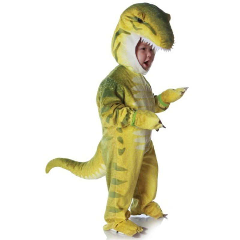 Child Green & Yellow T-Rex Costume 18/2T (M)