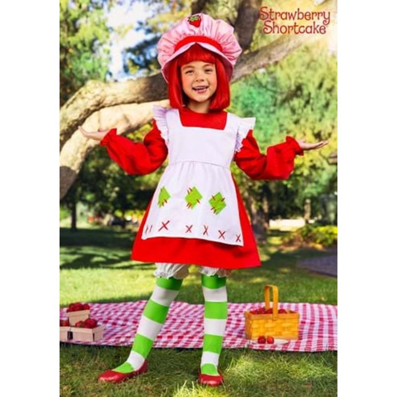 Classic Strawberry Shortcake Costume for Girls X-Small