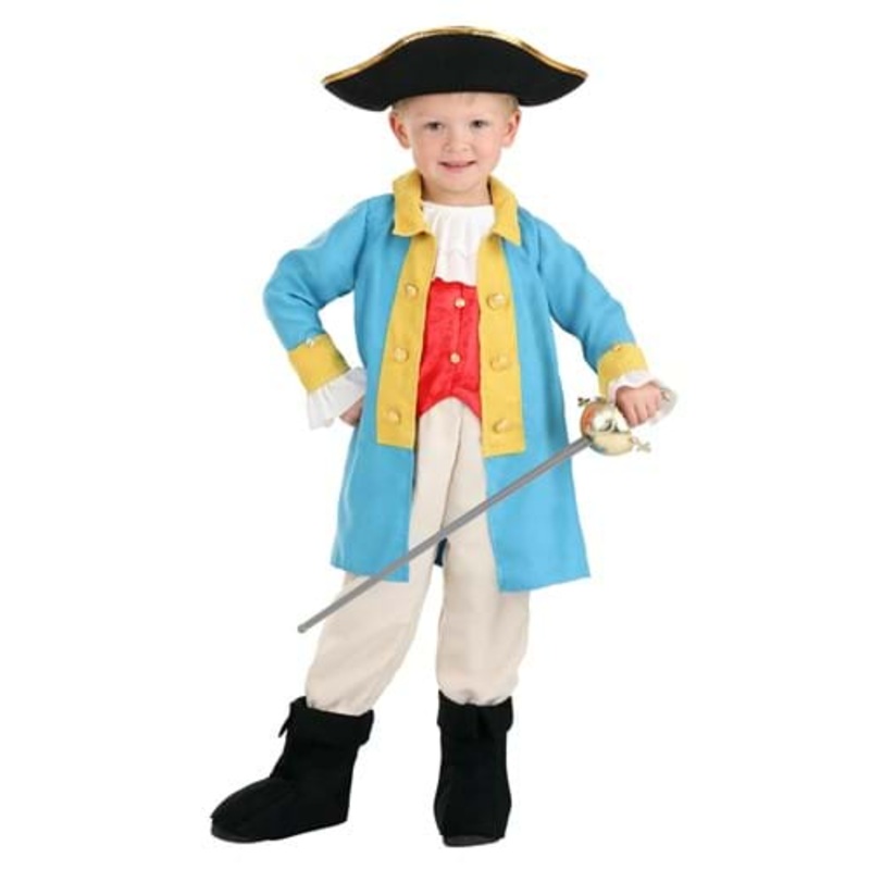 Colonial Captain Costume for Toddlers 2T
