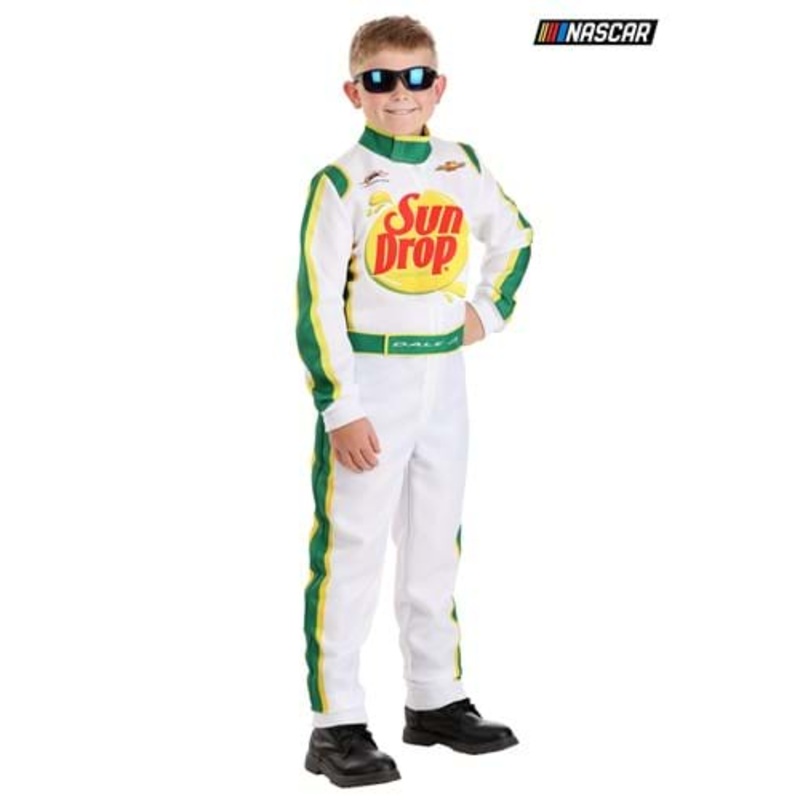 Dale Earnhardt Jr Sundrop Uniform NASCAR Costume for Kids X-Small