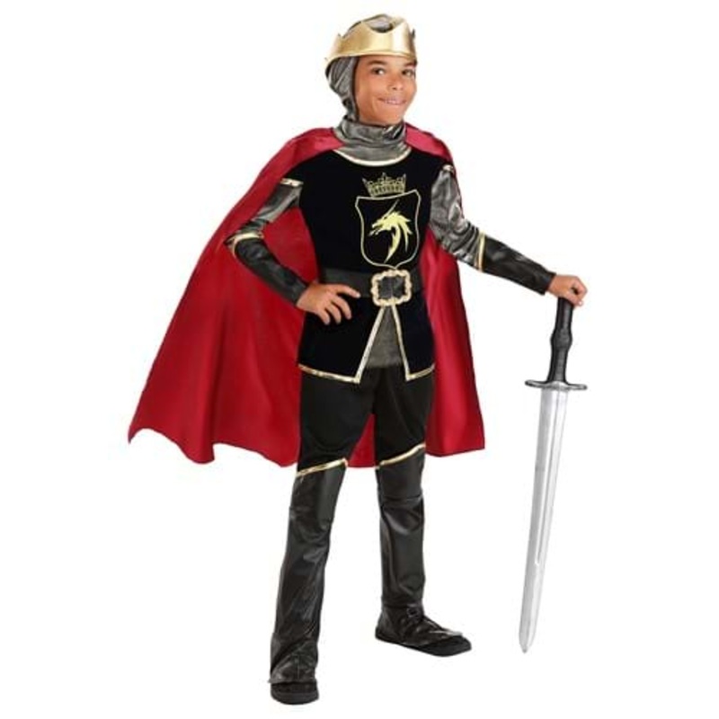 Deluxe Armored Knight Costume for Boys Small