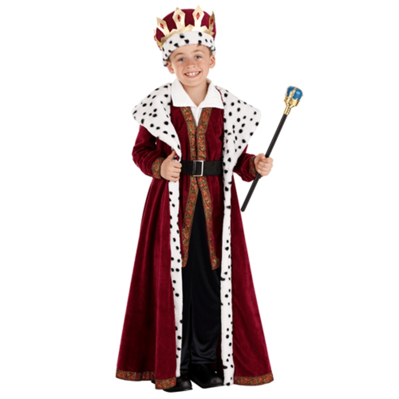 Deluxe King Costume for Boys Small