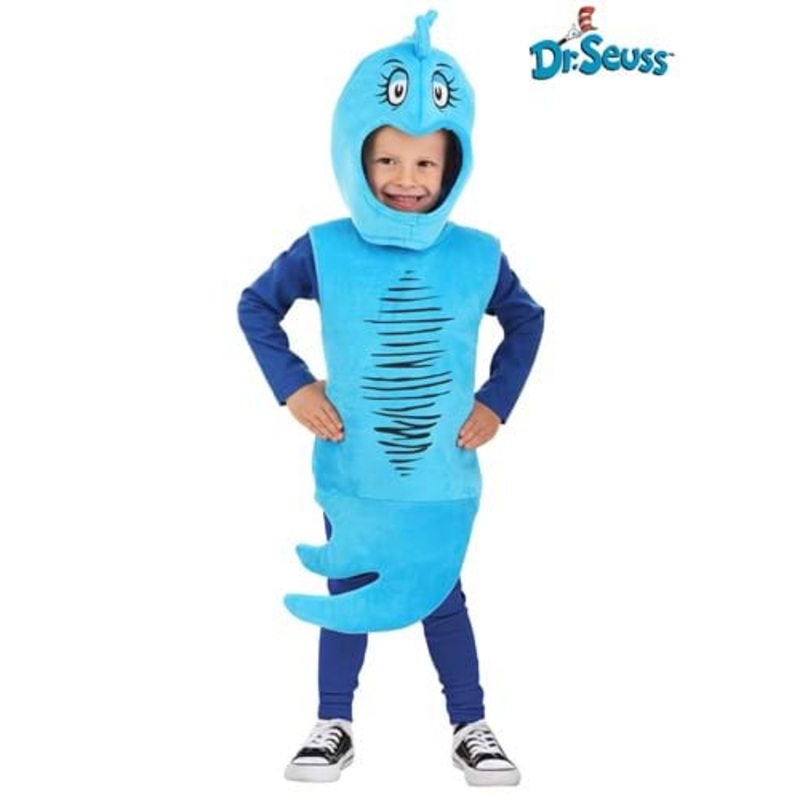 Dr. Seuss Blue Fish Toddler Costume 12 Months