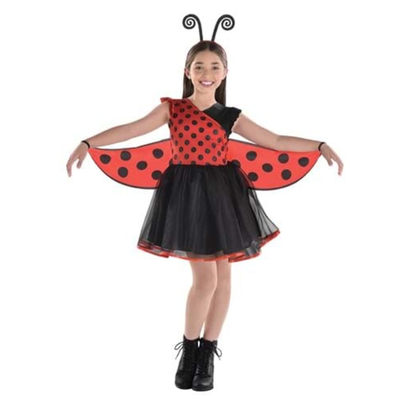 Girl's Ladybug Dress Costume Small