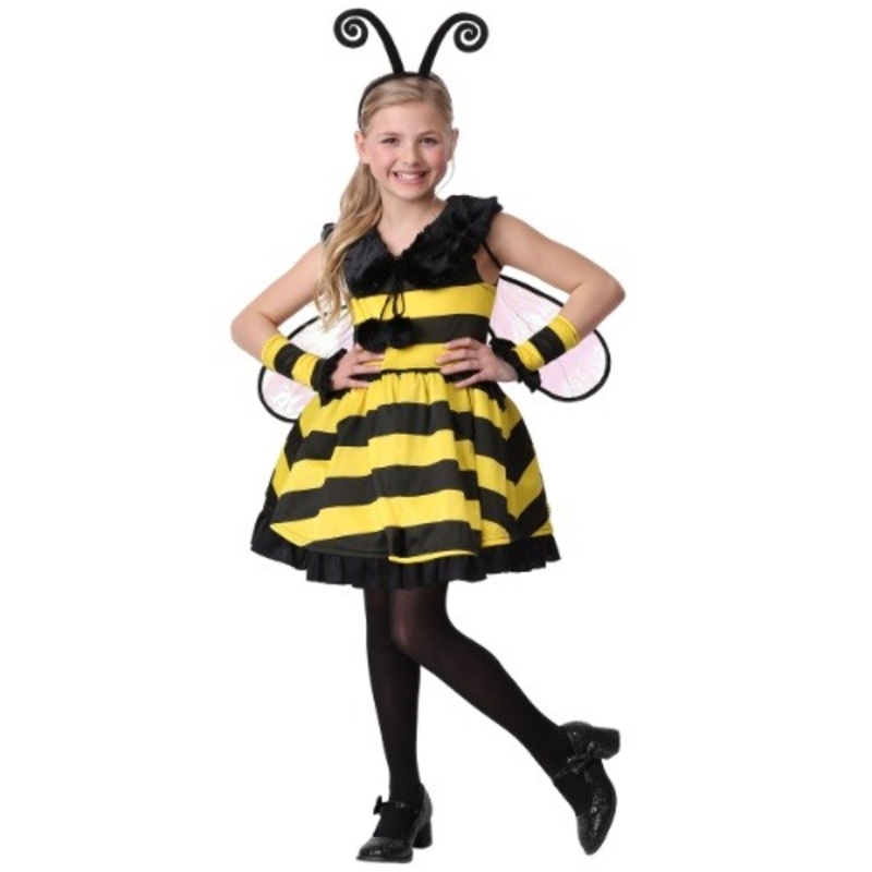 Girls Deluxe Bumble Bee Costume X-Small