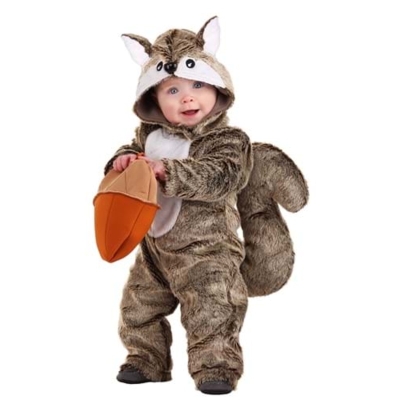 Grey Squirrel Costume for Infants 0/3 Months