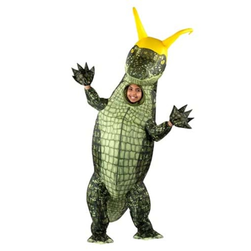 Inflatable Alligator Loki Costume for Kids Standard
