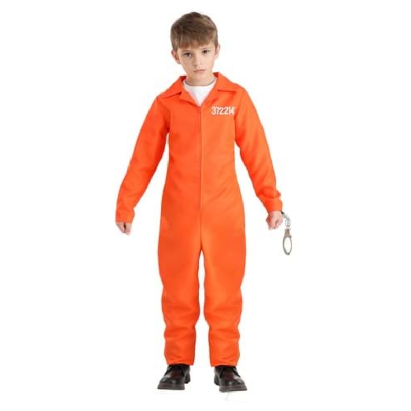 Kid's Exclusive Prison Jumpsuit Small
