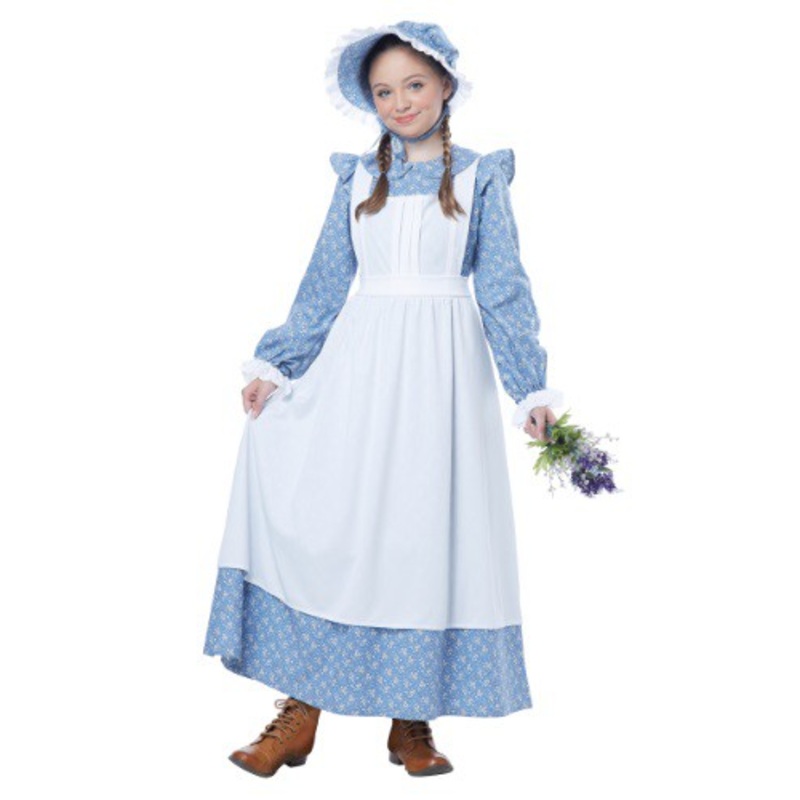 Kids Pioneer Girl Costume Small (6-8)
