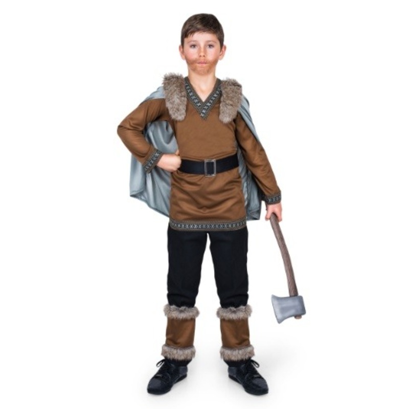 Kids Viking Barbarian Costume Small