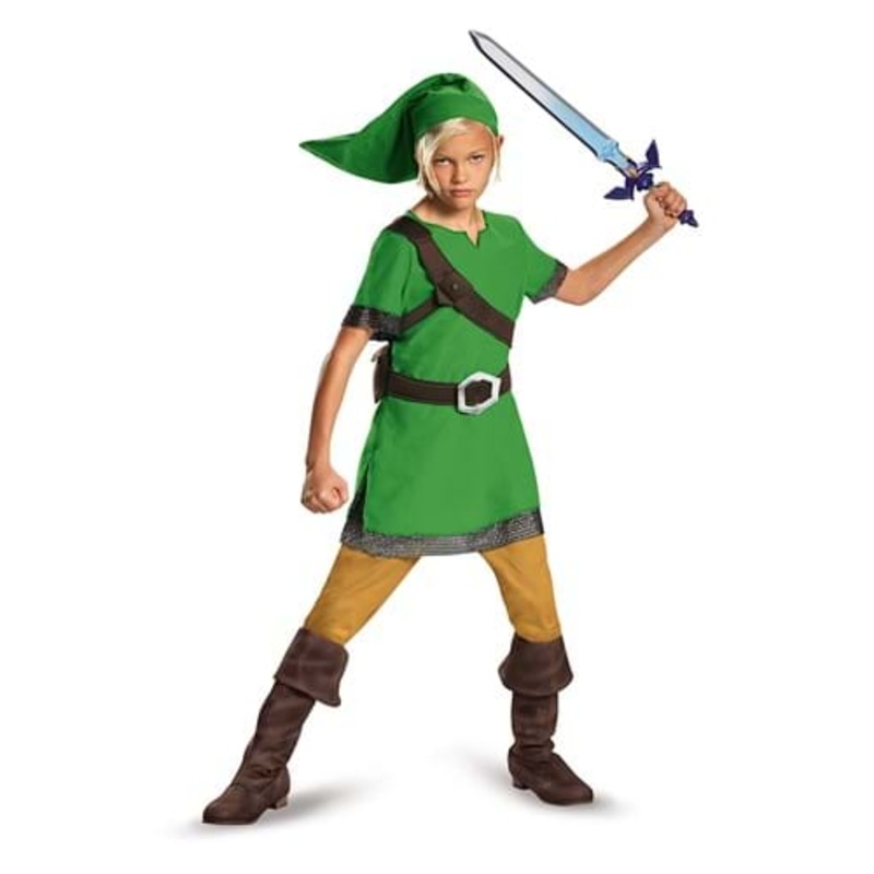 Legend of Zelda Link Classic Costume for Boys Size 4/6